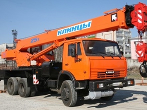 Кран автомобильный 25 т 22 м (КАМАЗ)