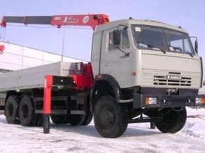Кран-борт стрела - 7 т, борт - 12 т (вездеход)